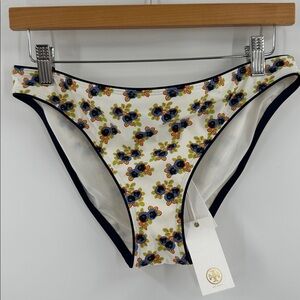 Tory‎ Burch Blueberry Print Bikini Bottoms Medium NWT